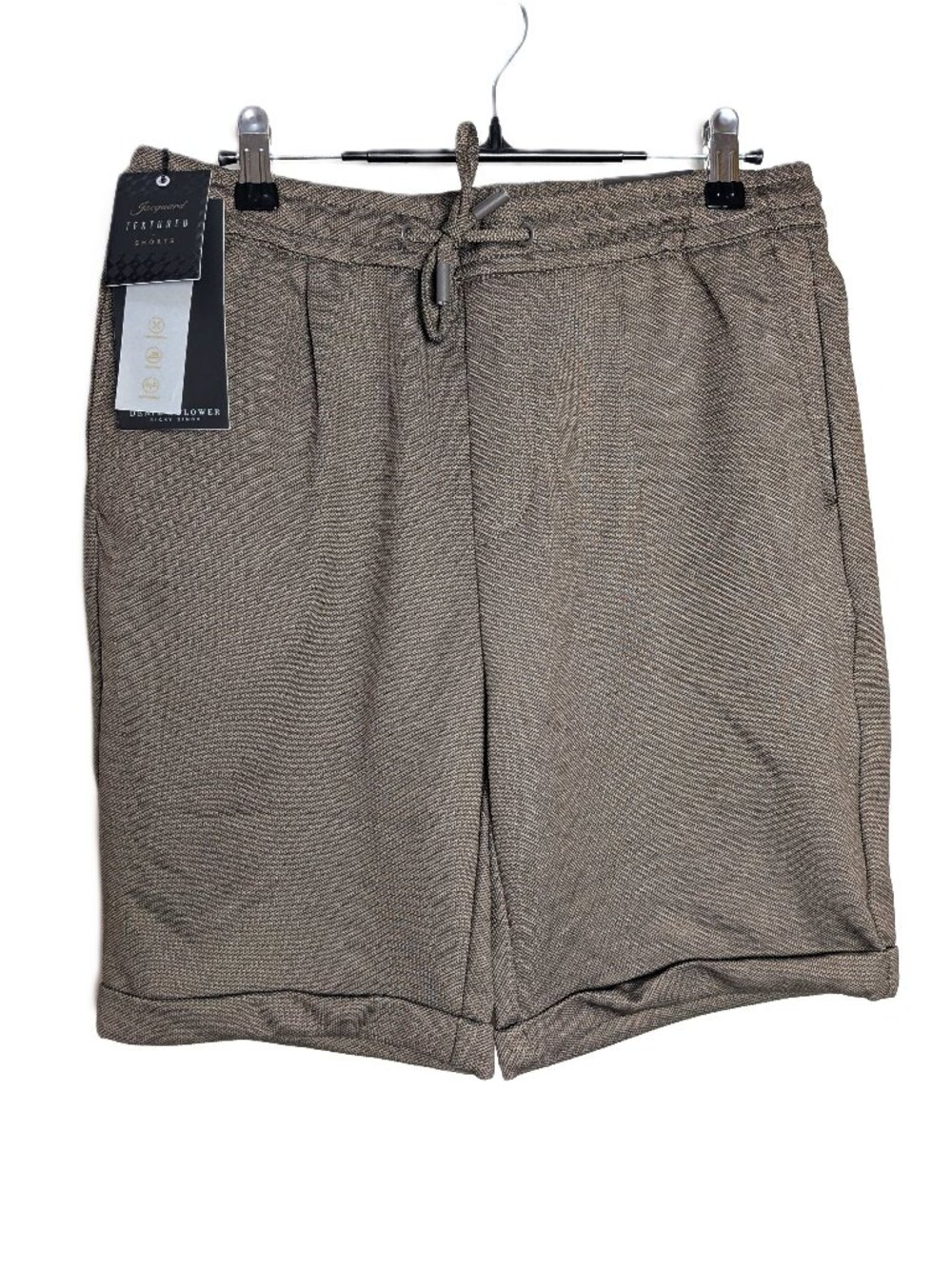Denim & Flower Ricky Singh Jacquard Shorts Size M NWT